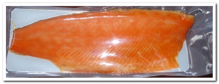 Lachsfilet Kaltgeräuchert in Vakuum