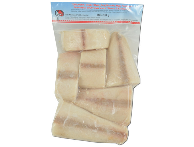 Butterfischfilet im Scheiben