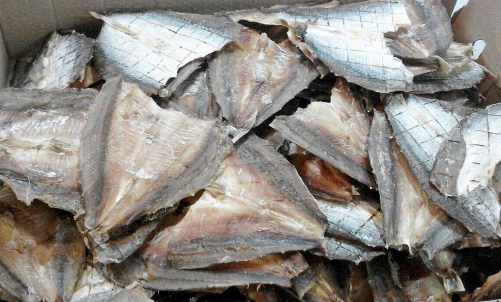 Rotfeder-Filet mit haut ohne Schuppen,getrocknet,mild gesalzen