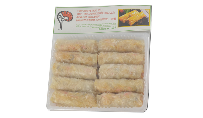 GARNELE UND SCHWIMMKREBS FRÜHLINGSROLLE FRITTIERT