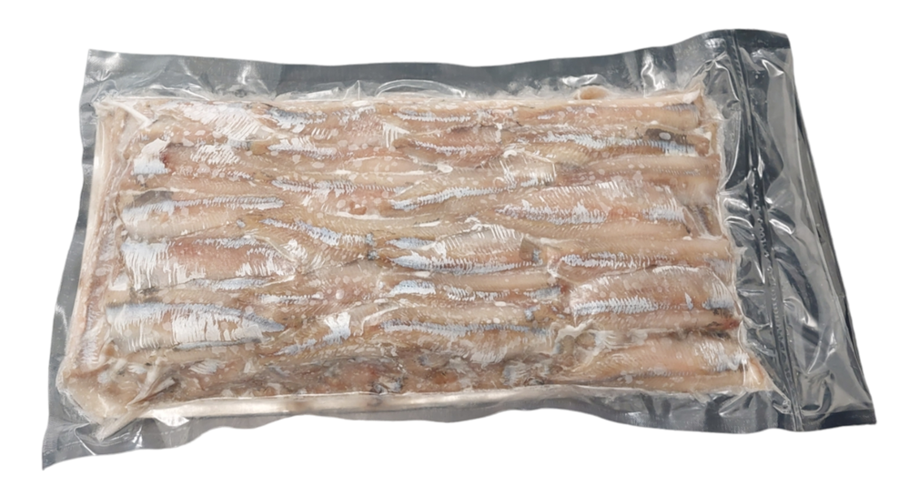 Baltische Heringsfilets , mild gesalzen in 2 kg Vakuumbeutel